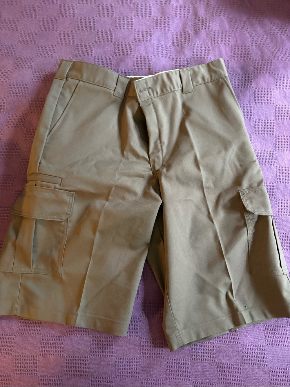 Dickies Tan Cargo Shorts — Workwear Utility